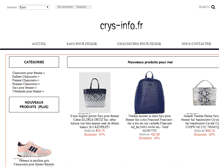Tablet Screenshot of crys-info.fr